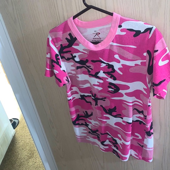 Rothco | Tops | Pink Camo Tshirt | Poshmark